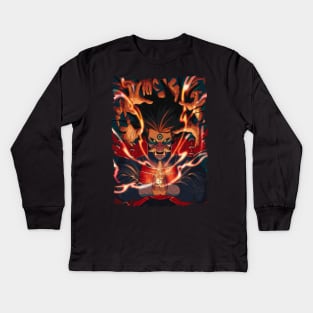 HASHIRAMA SENJU ANIME MERCHANDISE Kids Long Sleeve T-Shirt